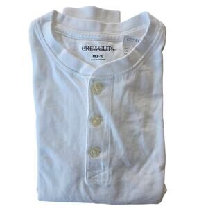 J. Crew Kids' Long-Sleeve Garment-Dyed Henley T-Shirt M NWT
